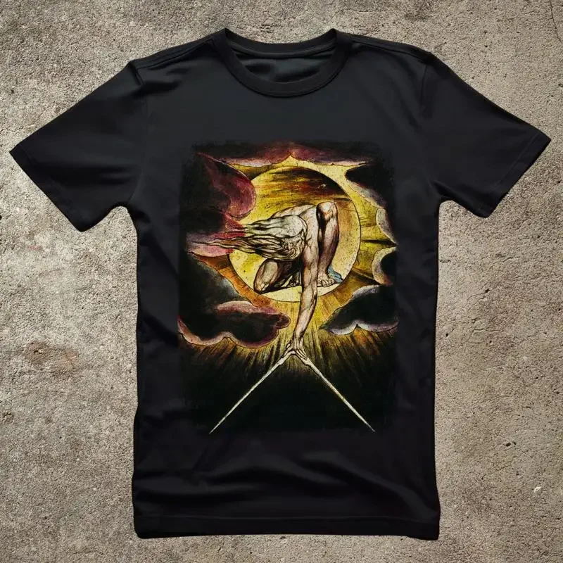 occult graphic tee william blake print urizen T Shirt mythology unisex top
