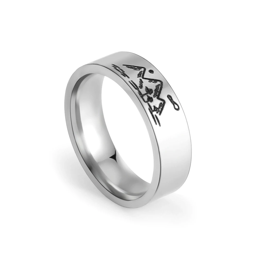 Amaxer New Fashion Style Men Ring Stainless Steel Viking Rune Vintage   Amulet RETRO s Jewelry