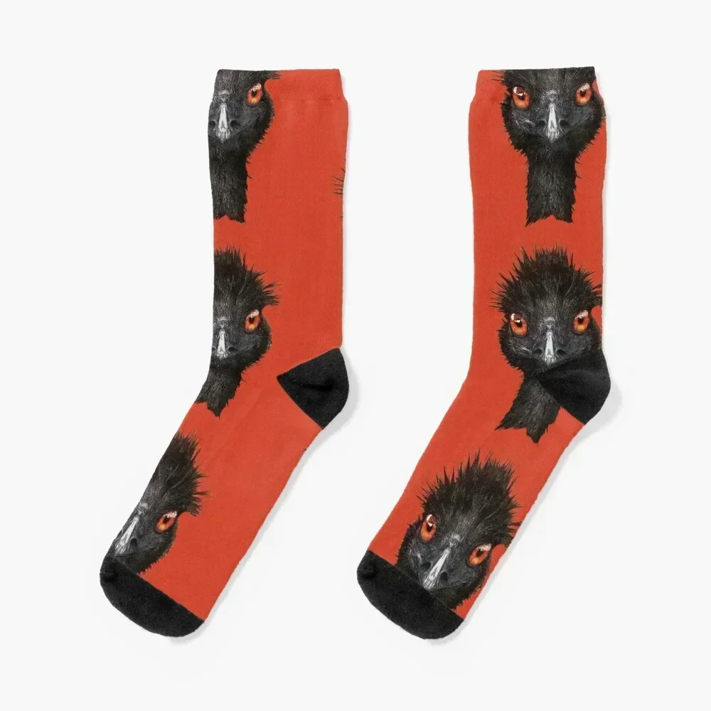 

Funny Emu Bird - Cool Emu Illustration Socks Running Run Climbing sport Socks Woman Men's
