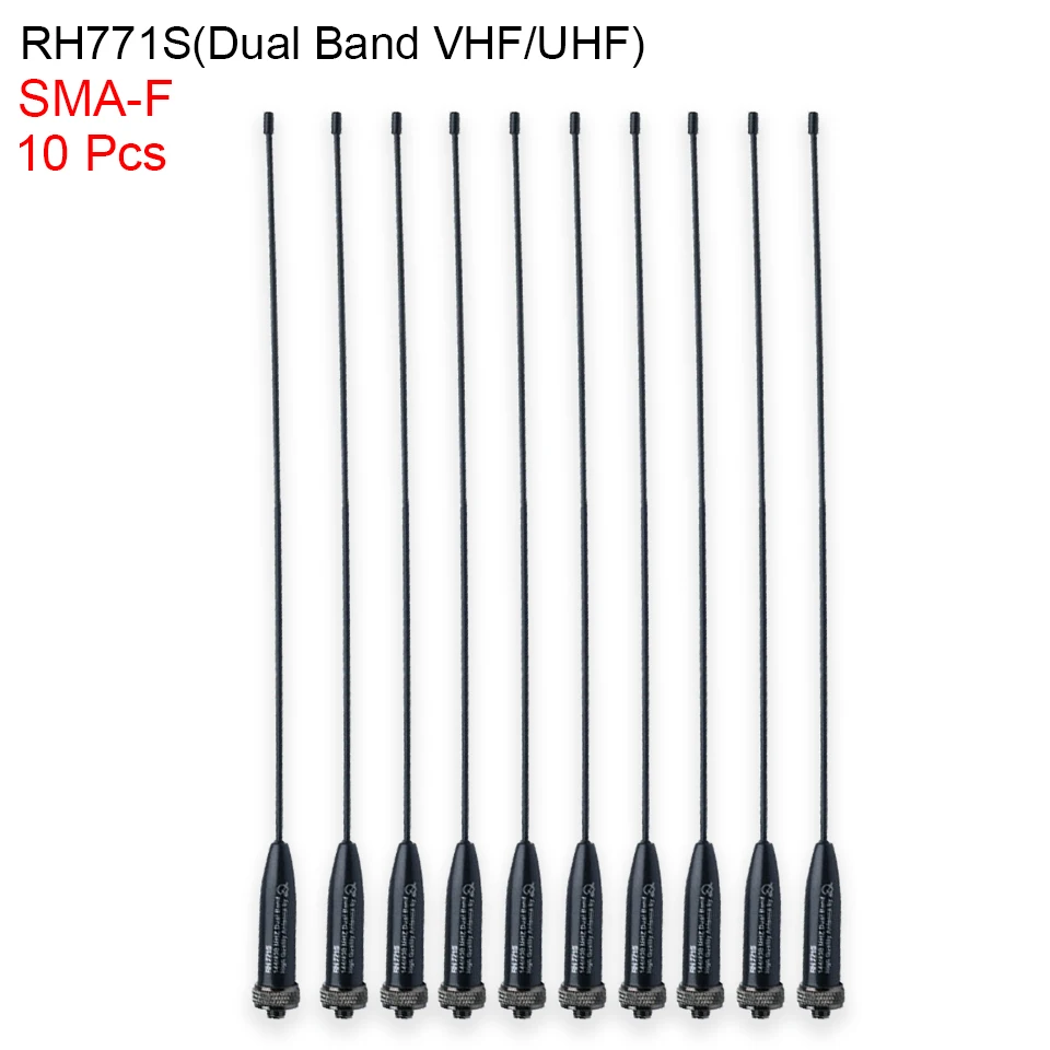 Portable Ham Radio Antenna, Titanium Alloy Whip, VHF, UHF, Dual Band, 144 MHz, 430MHz, 2.15dB, 3.4dB, High Gain Walkie Talkie, R