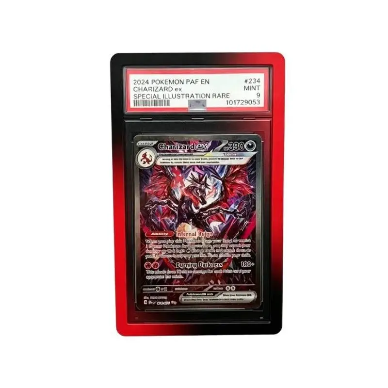 custom.Exclusive Ombre Color Slab Guard Durable Protective Frame Pokemoned Graded Cards