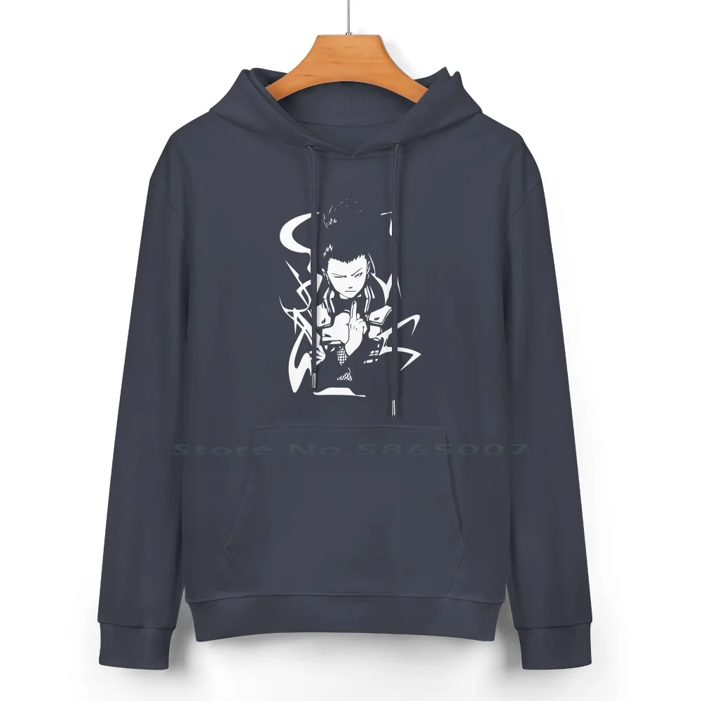 The Shadow Master Shikamaru Cotton Hoodie Sweater 24 Colors Motivation Beautiful Cartoon Theater Master Shadow Seller Saying