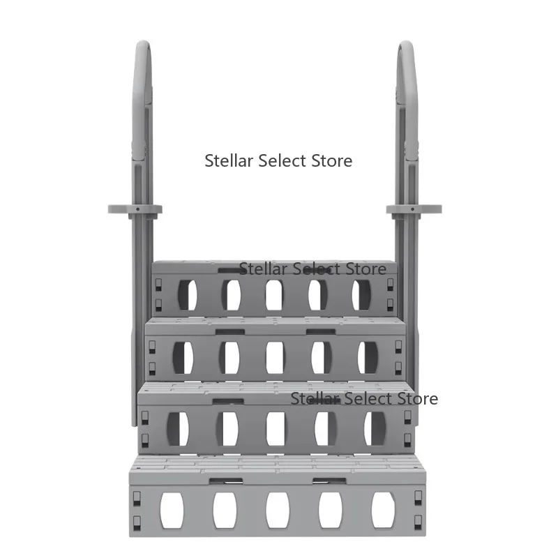 Tangga Kolam Spa Empat Langkah Model S04 dari Material CH PE Baru