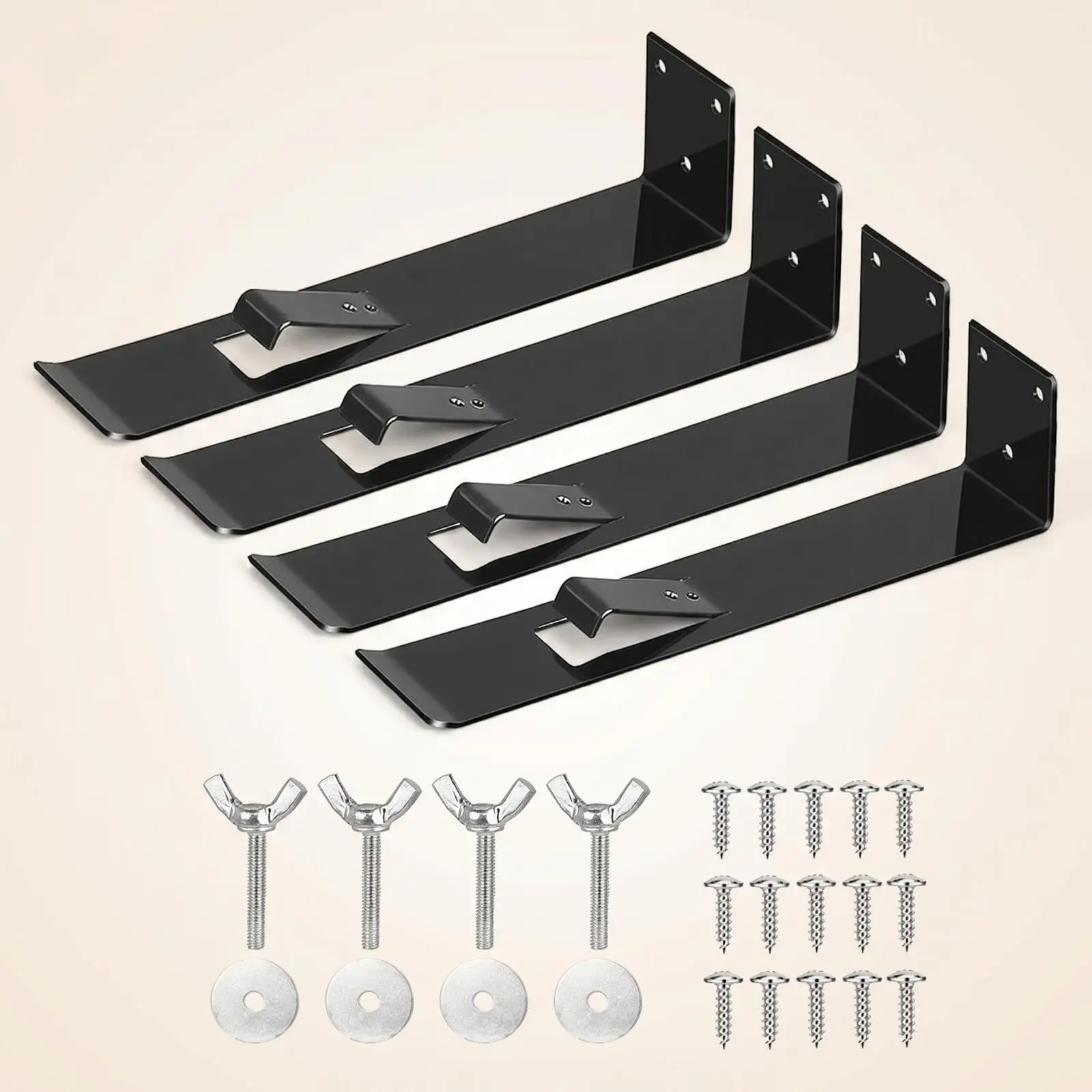 Owl Mounting Bracket Steel Decoy Support Bracket Garden Fixture for Outdoor Bird Deterrent Setup view 2