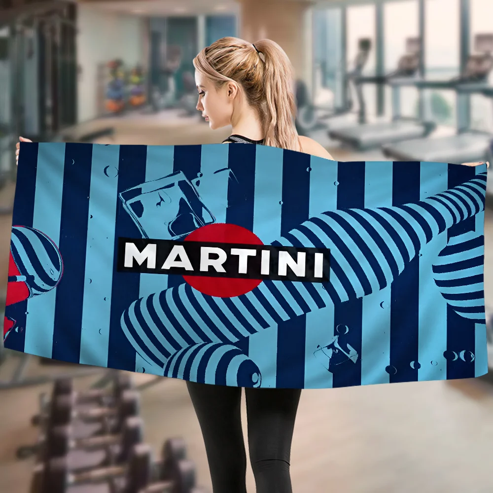 Martini Racing Beach Towel Colorful Bath Towels for Girl Microfiber Quick Dry Custom Sand Free Beach Yoga Spa Gym Pool