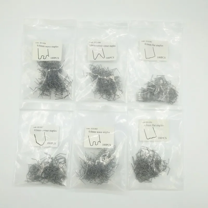 Car Bumper Plastic Welding Nails Repair Kit with Welding Gun Machine and Wire for Auto Body Plastic Fixing Tools