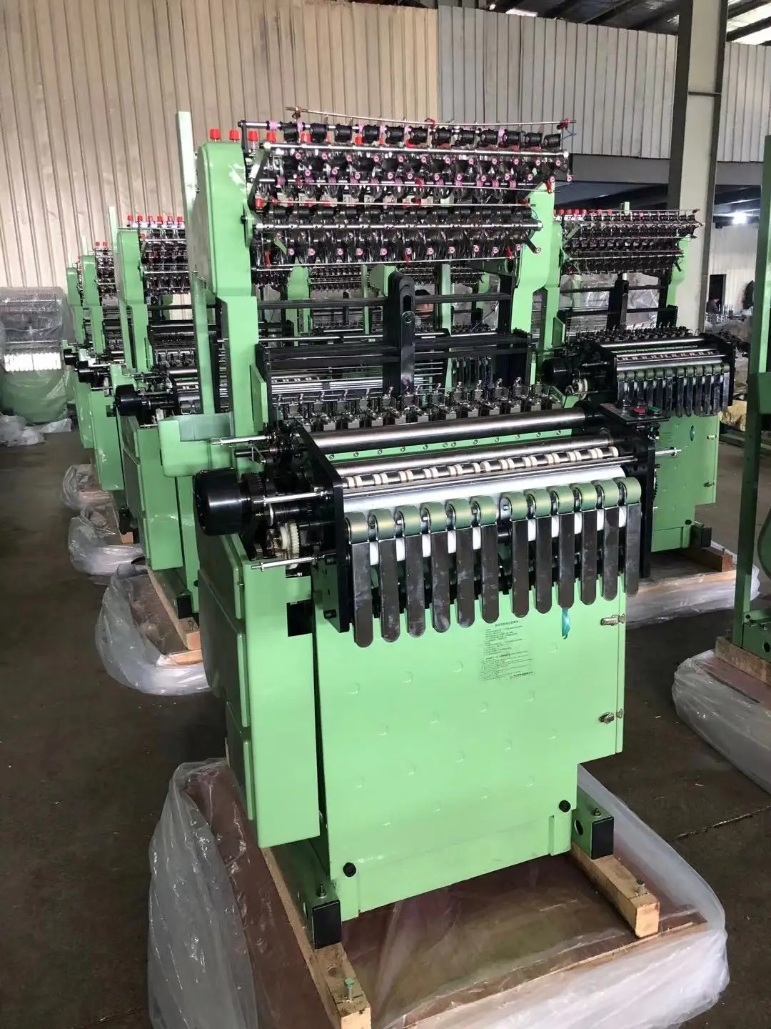 High Speed Ribbon Machine Fabric Shuttleless Loom Industrial Zipper Tape  Weaving Machines 12/20