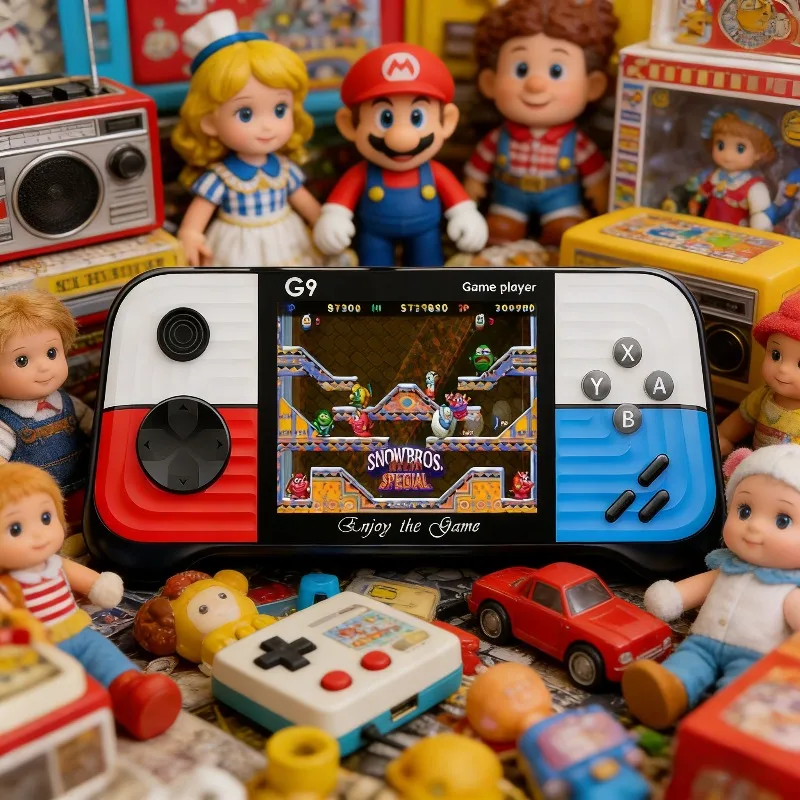 Handheld G9 Mini Game Console with 666 Free Games – Must-Have Gift for Children
