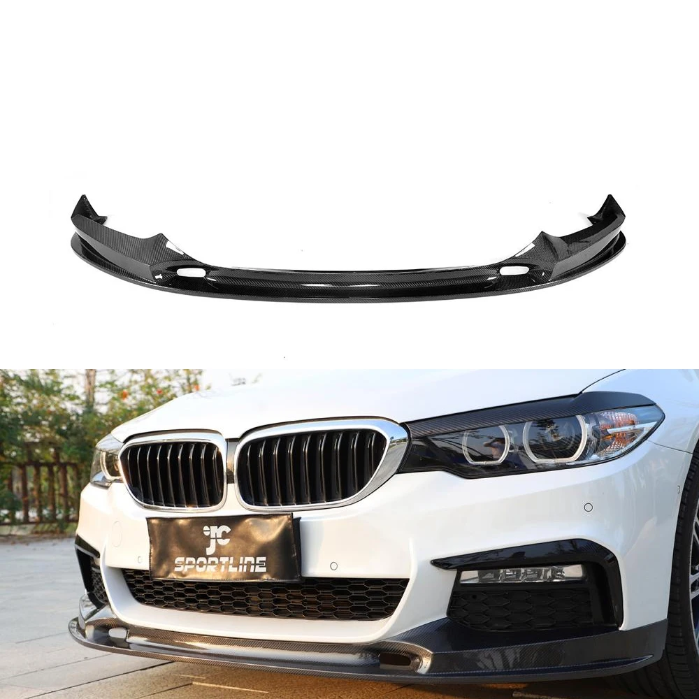 

Suitable for The JCSPORTLINE carbon fiber front lip of BMW G30 G31 G38 520I 530I 540I M-SPORT 17-19