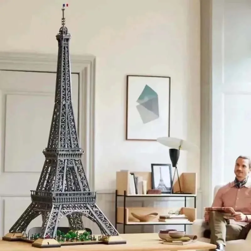 10001PCS Large Eiffel Tower Blocks Bricks Model Compatible 10307 Birthday Toys Gifts