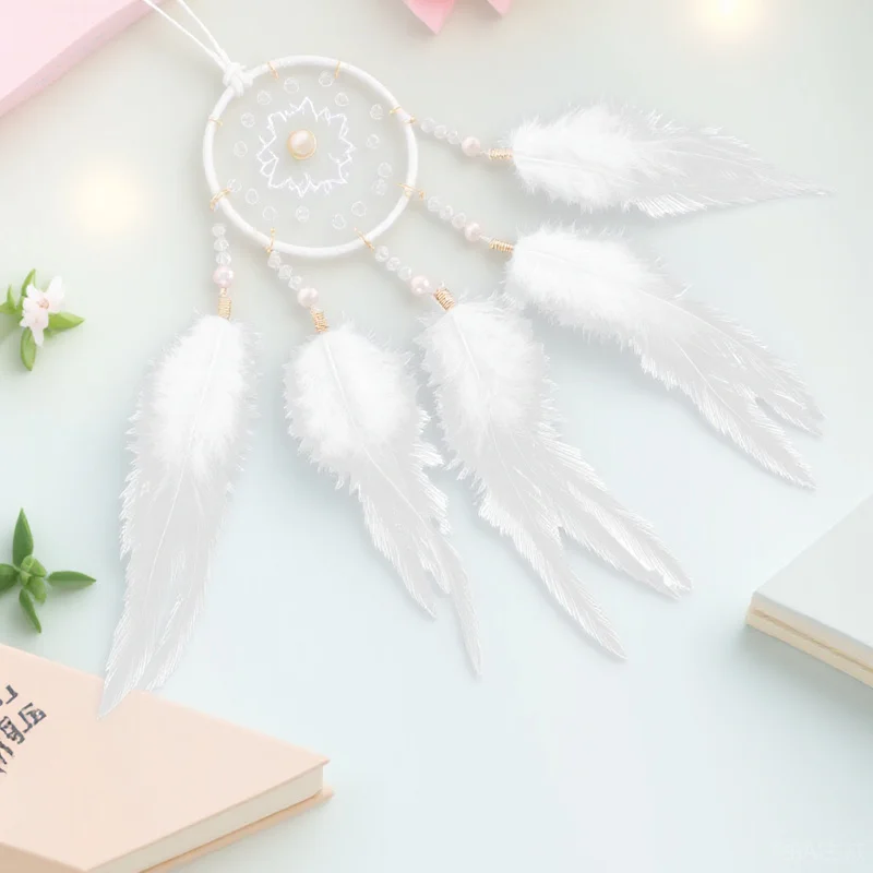 

Dream Catcher Wall Hanging Bedroom Decorative Plume Dreamcatchers Handcraft Home Hanging Lucky Ornament Dream Catcher