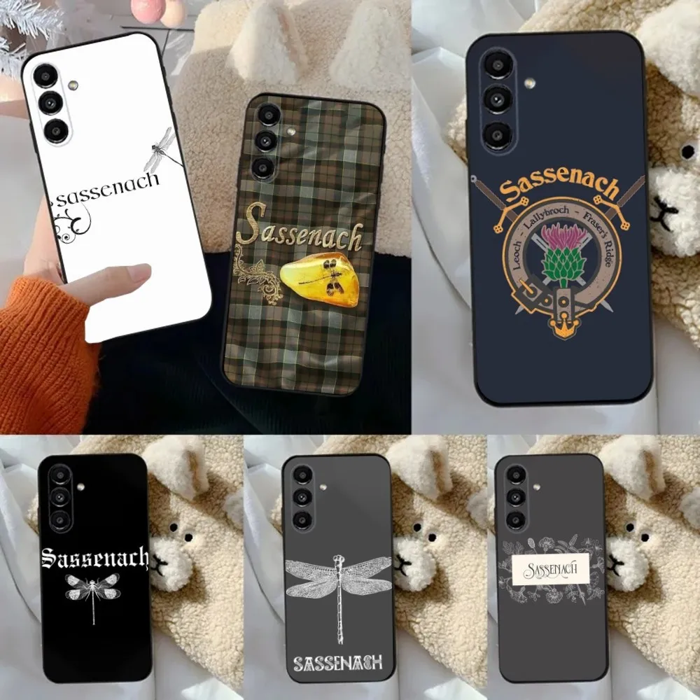 Outlander Sassenach  Phone Case For Samsung S24,23,22,30,21,10,9,Ultra,Plus,Lite,FE,5G Black Soft Case