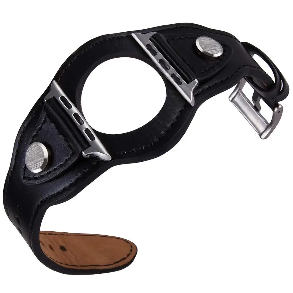 Leather strap Compatible with Apple watch band 44mm 45mm 49mm 42mm 46mm comfortable replacement strap iwatch Ultra 10 8 7 6 5 4