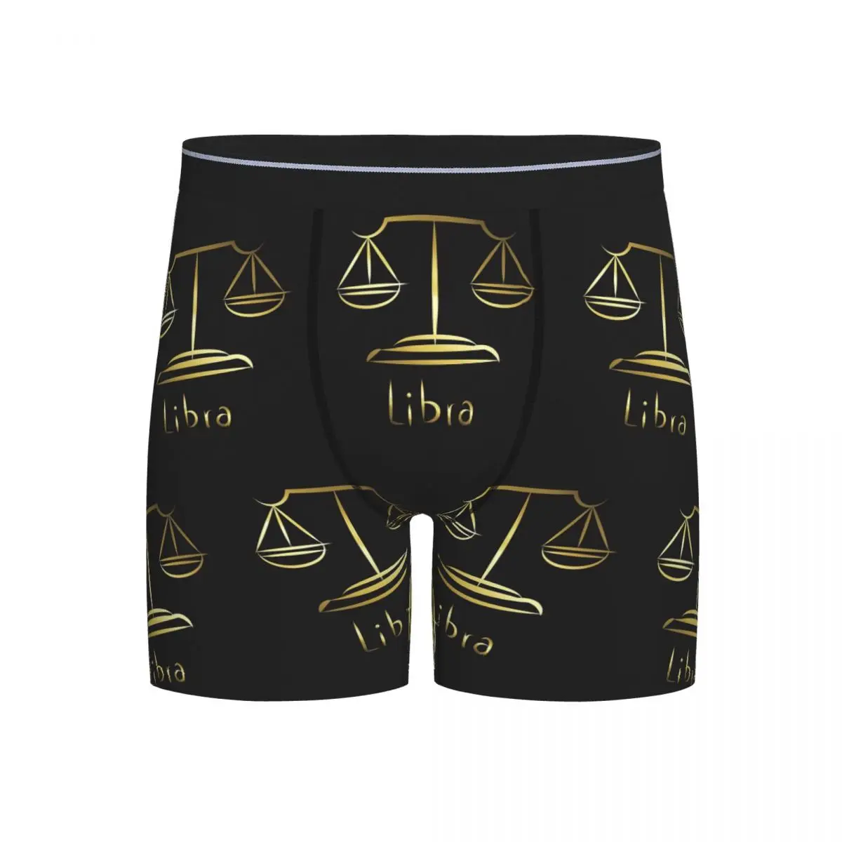 

Long Boxer Underpants Shorts Gold Scales Of Justice Law Logo Lawyer Legal Party Panties Men Comfortable Underwear for Homme Man