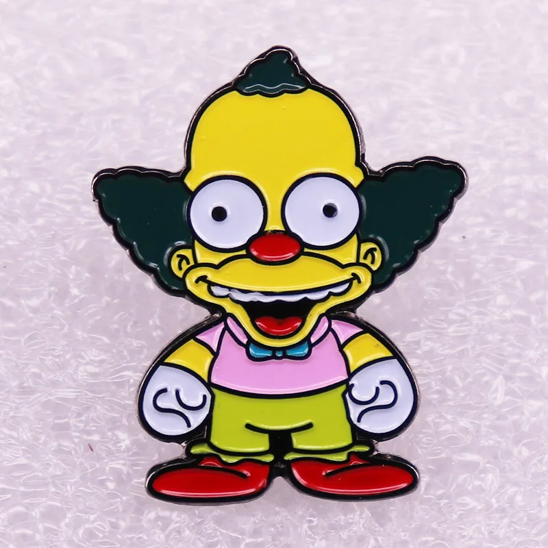 Homer Simpson-Pin esmaltado de películas de Anime, broche de solapa de Metal, insignias para mochilas, broches, accesorios de joyería de moda, regalos