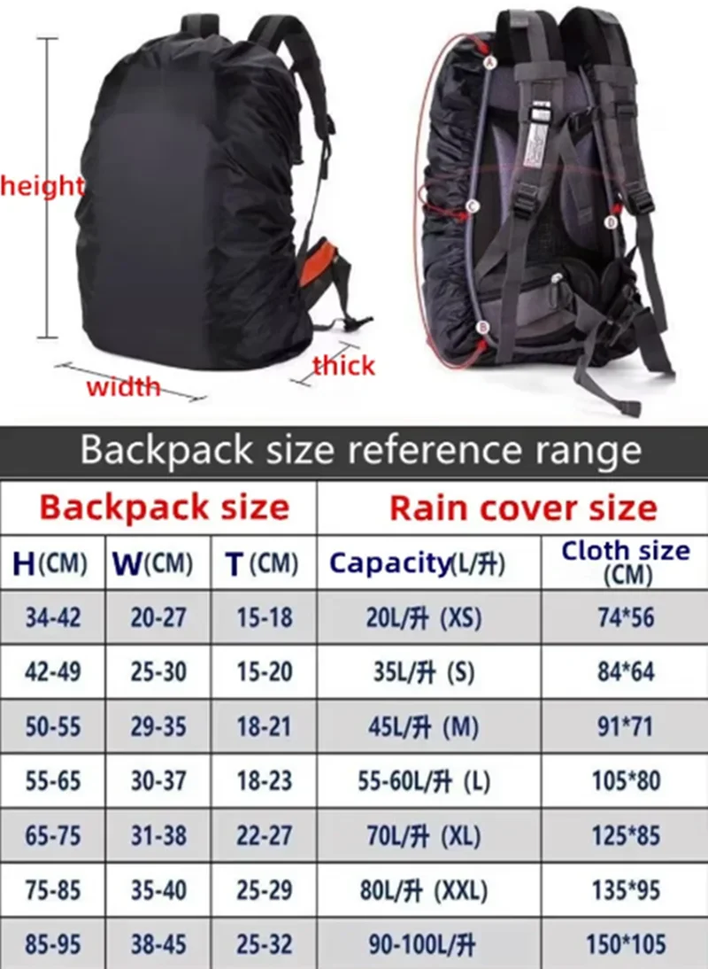 20l backpack rain cover Nomatic which can store a water bottle or wet items Grind Workshop - Backpack Rain