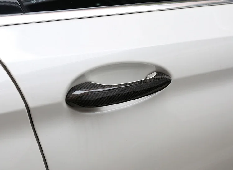 Dry Carbon handle covers For Toyota Supra A90 2019-2024 External Door Protector Trim overlay stickers Carbon fiber