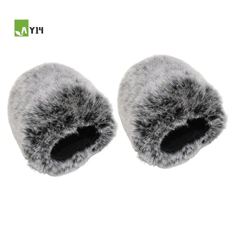 AY14 -2Pcs Mic Furry Windscreen Cover Windscreen Microphone Filter For SM7B Replacement