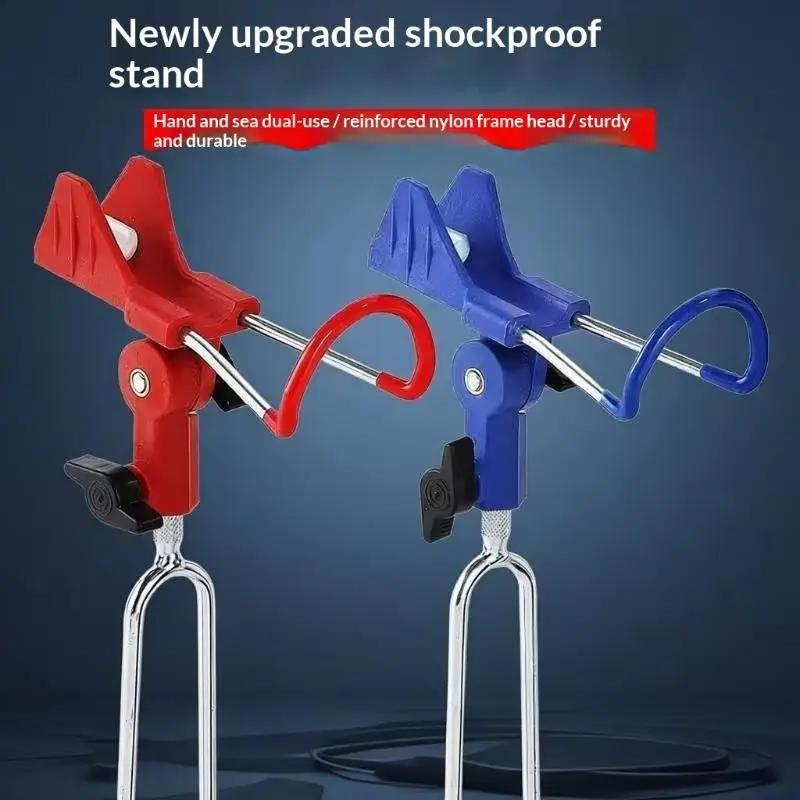 Faltbarer Angelrutenhalter 360 ° Verstellbarer Ständer mit Erdspieß 1 Set für professionelle Angler, Angelgeschenke – Detail 8