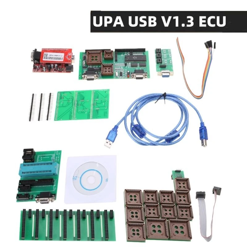 Picture 4: Comprehensive Automotive UPA USB Programmer V1.3 Full Adaptors for Car Computer Programming Debugging Diagnostics Repair