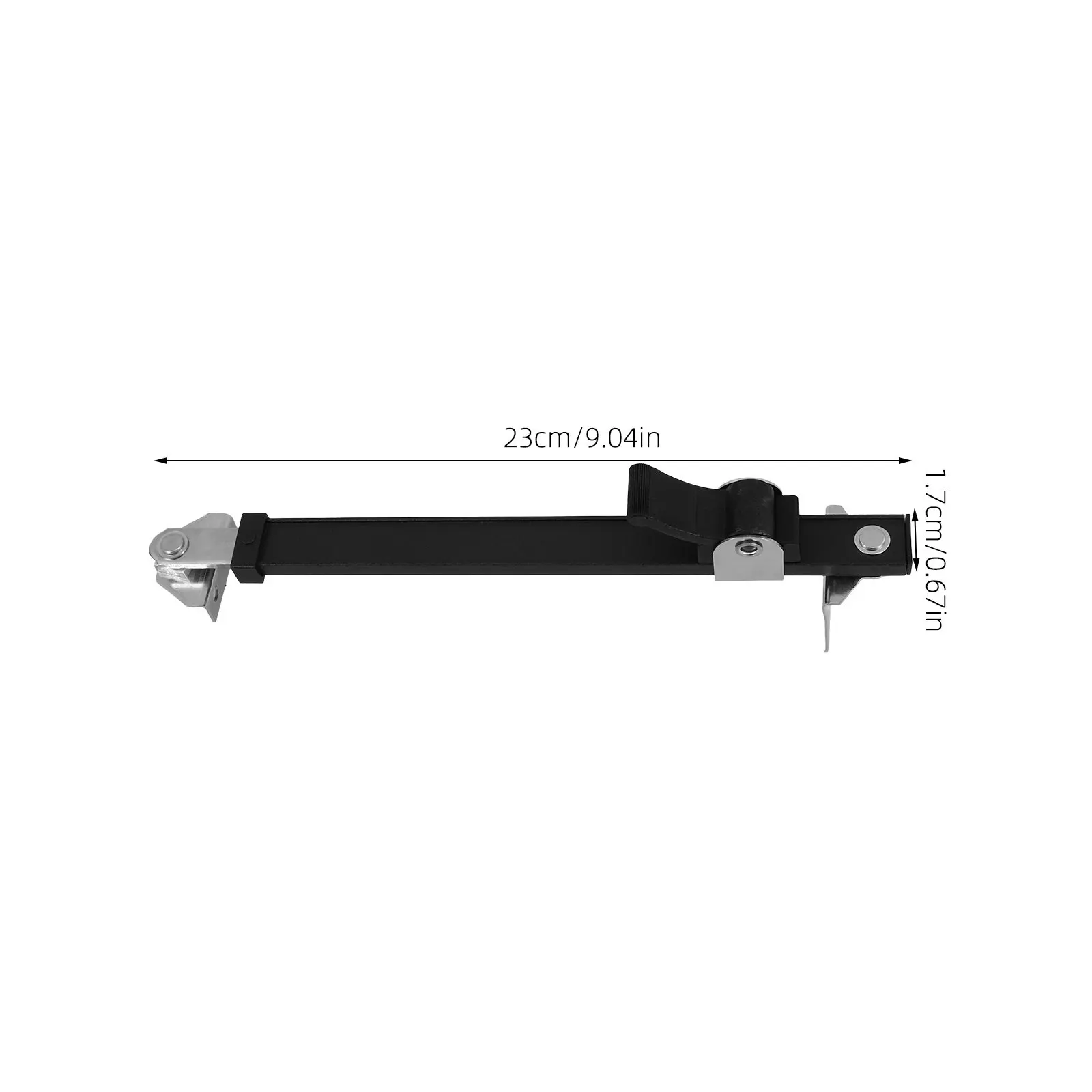 Sliding Window Security Bar Aluminum Alloy Adjustable Length Windproof Bracket Prevents Accidental Closure Enhances Child Safety