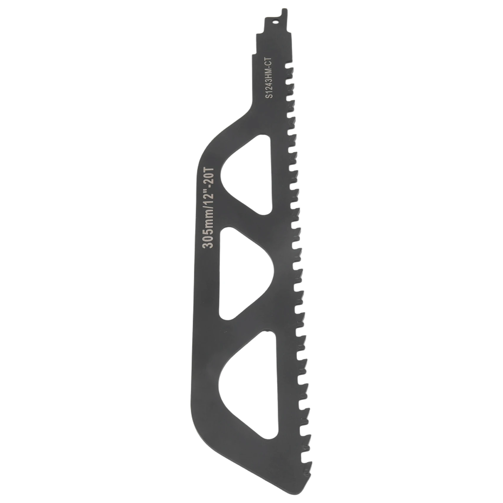 A903FHOT]Reciprocating Saw Blade Carbide Carbide Saw Blade for Cutting Porous Concrete, Fibre Cement, Brick 305mm/12inch