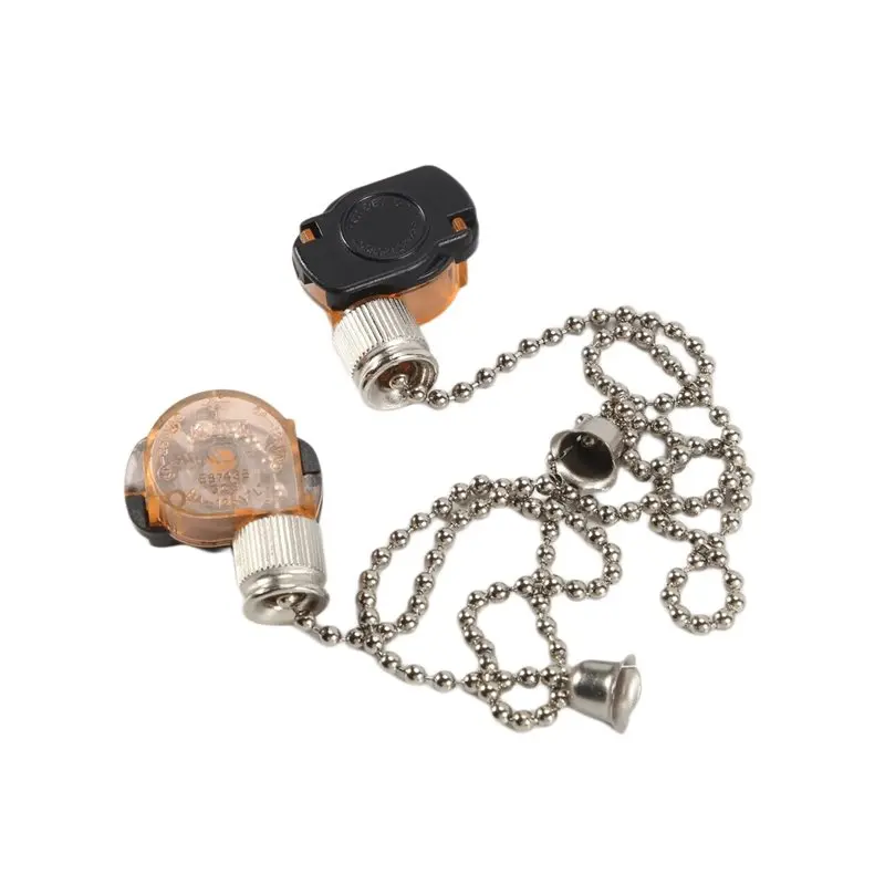 AB08-E87438 Fan Lamp Switch 2Pack Electrical Pull Chain Switch For Wall Lamps, Cabinet Light And More