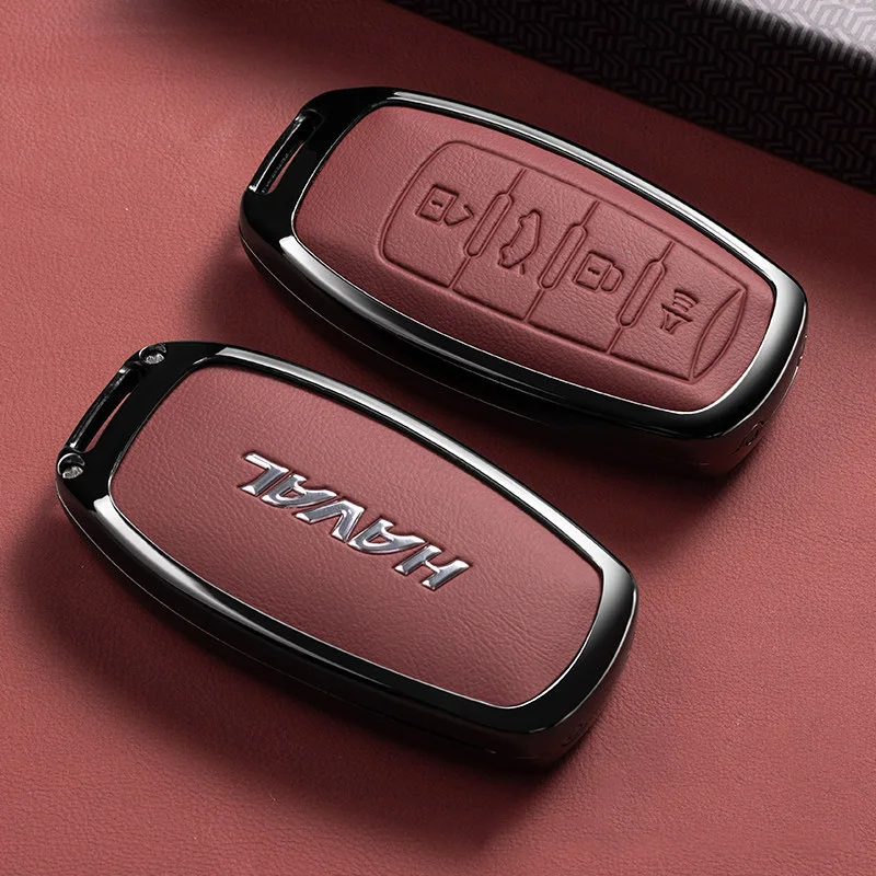 Autoschlüsseletui aus Zinklegierung für Great Wall Haval H6 Hover 2023 2024 2026 Schlüsselanhänger Fernbedienung Abdeckung Shell Gehäuse Halter Fob Zubehör – Detail 12
