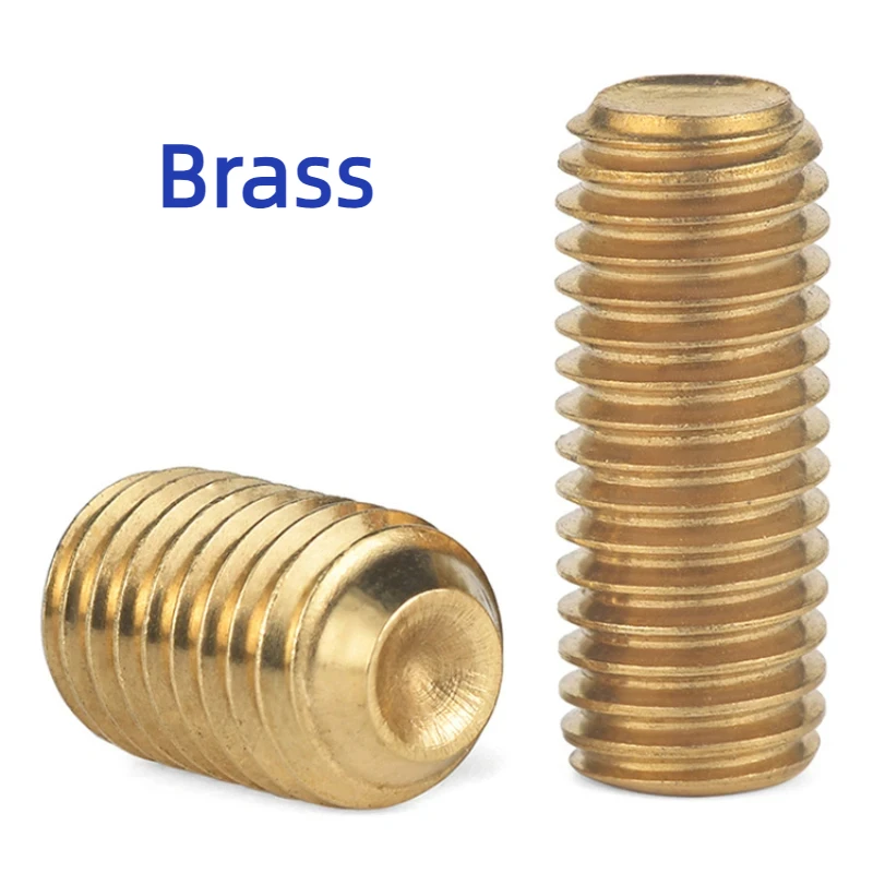 

Brass Hexagonal Socket Head Fixing Screw M3 M4 M5 M6 M8 M10 Headless Machine Meter Screw