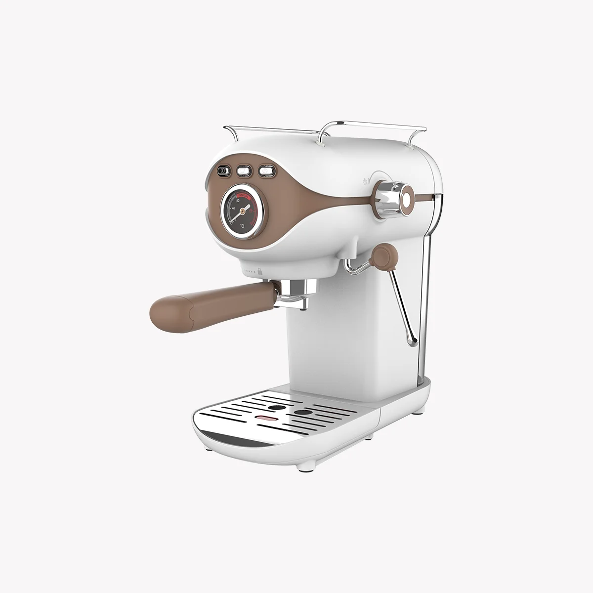 Cafetera Espresso eléctrica portátil de 15 Bar, máquina de capuchino, tanque de agua de 0,8l, sistema de agua caliente moderno para uso