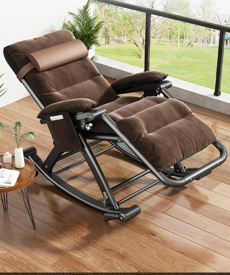 Adult folding lunch break balcony home leisure office dual-purpose chair