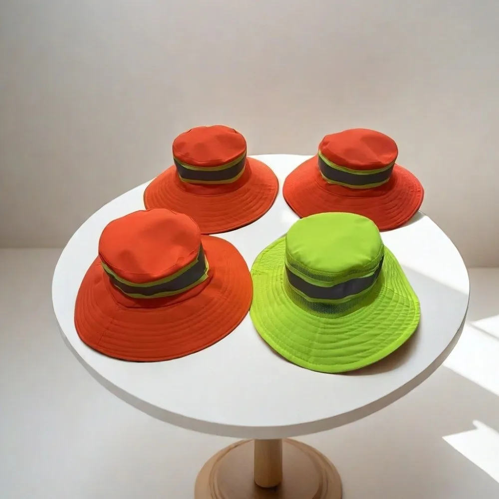 Adjustable Design Reflective Sun Hat UV Protection Sun Protection Anti-UV Bucket Hat Neck Shawl Large Brim view 2
