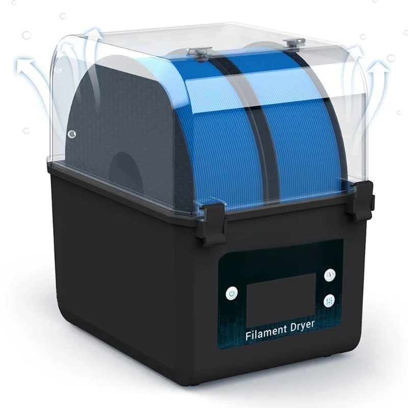 

Filament Dryer, Upgraded Filament Dry Box, Large-Capacity 3D Filament Dehydrator for 2KG Filament, Compatible with 1.75m