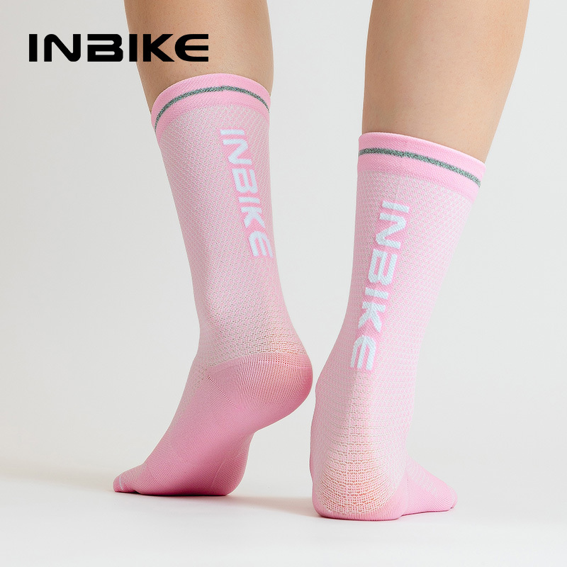  INBIKE Women Compression Running Socks Moisture Wicking Work Hiking Basketball Sport Socks Support for Athletic Cycle for Women 