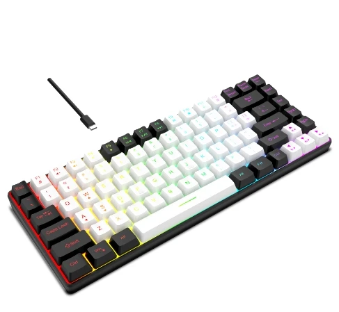 The latest genuine Luminous mechanical tile wired keyboard for public keyboards will be shipped within 48 hours in 2025