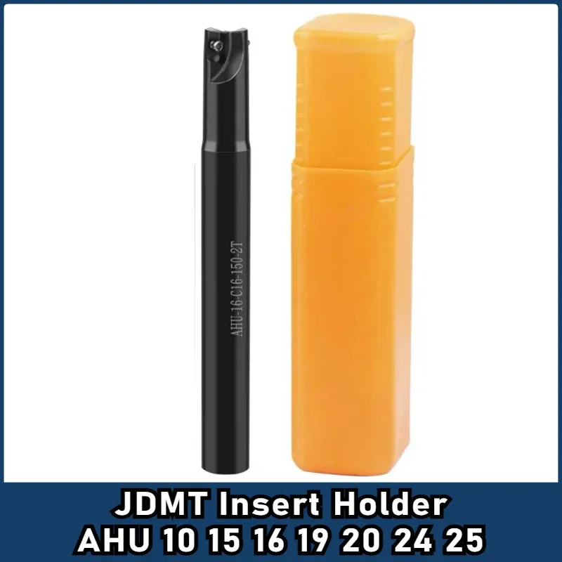 

JDMT Insert Holder AHU 10 15 16 19 20 24 25 Indexable End Mill CNC Right Angle Shoulder Milling Cutter Machine Tools Adapter