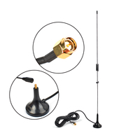 Dual Band Ham Radio Antenna, VHF UHF 136-174MHz 400-470MHz Magnetic Base SMA Male Antenna for Icom Yaesu Vertex Walkie-Talkies