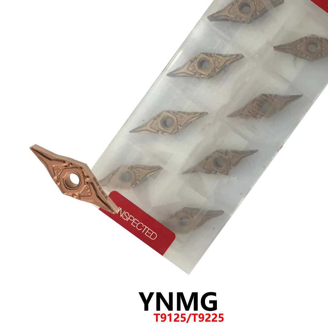 

Оригинальные YNMG160404-ZF YNMG160408 ZF T9125 T9225 Твердосплавные вставки Держатель инструментов с ЧПУ YNMG 160404 160408 YNMG1604 Лезвия TNMG16 10 шт.