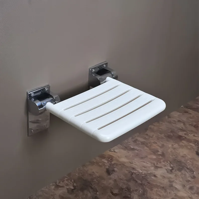 DurableBarrier-free collapsible bath stool Wall-mounted toilet Bathroom shower stool