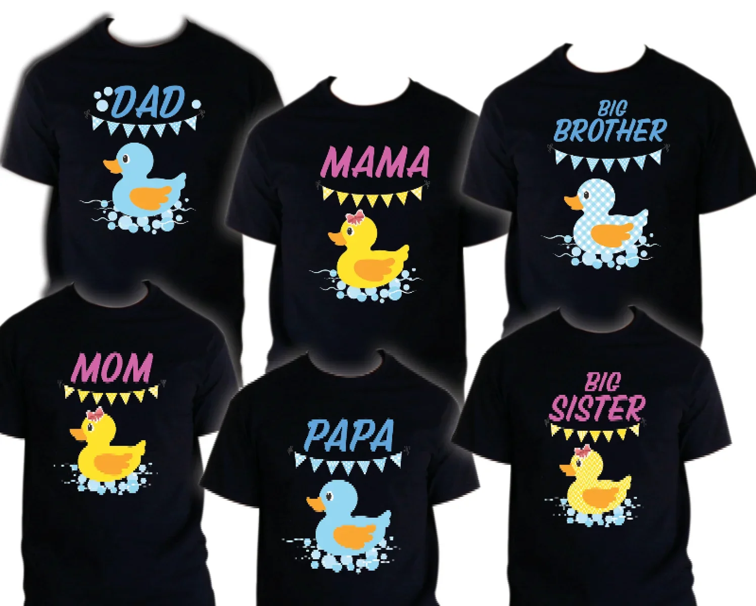 Ducky Birthday Party Family Set T-Shirt Family Matching Outfits Tee All Family Member Availible Shirt Gift