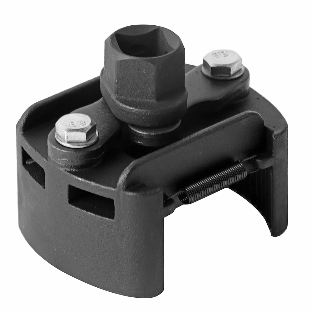

Durable 2 Jaw Oil Filter Wrench Steel 1/2 Inch Oil Filter Removal Tool Adjustable Black Cap Spanner Tool Automotive Oil Change