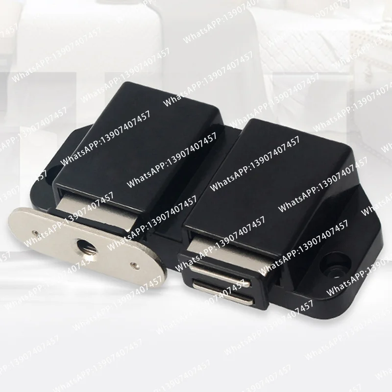 Double/Single Open Cabinet Snap Limiter Magnetic Push Damper Cushioning Spring Snap Bookcase Hinge