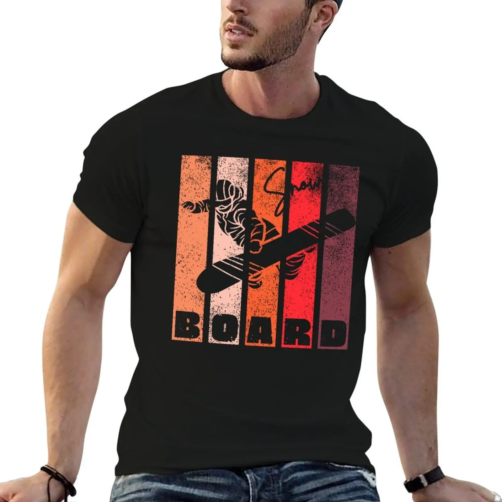 Pack camiseta divertida hombre camisetas camiseta algodón camiseta esencial Snowboard