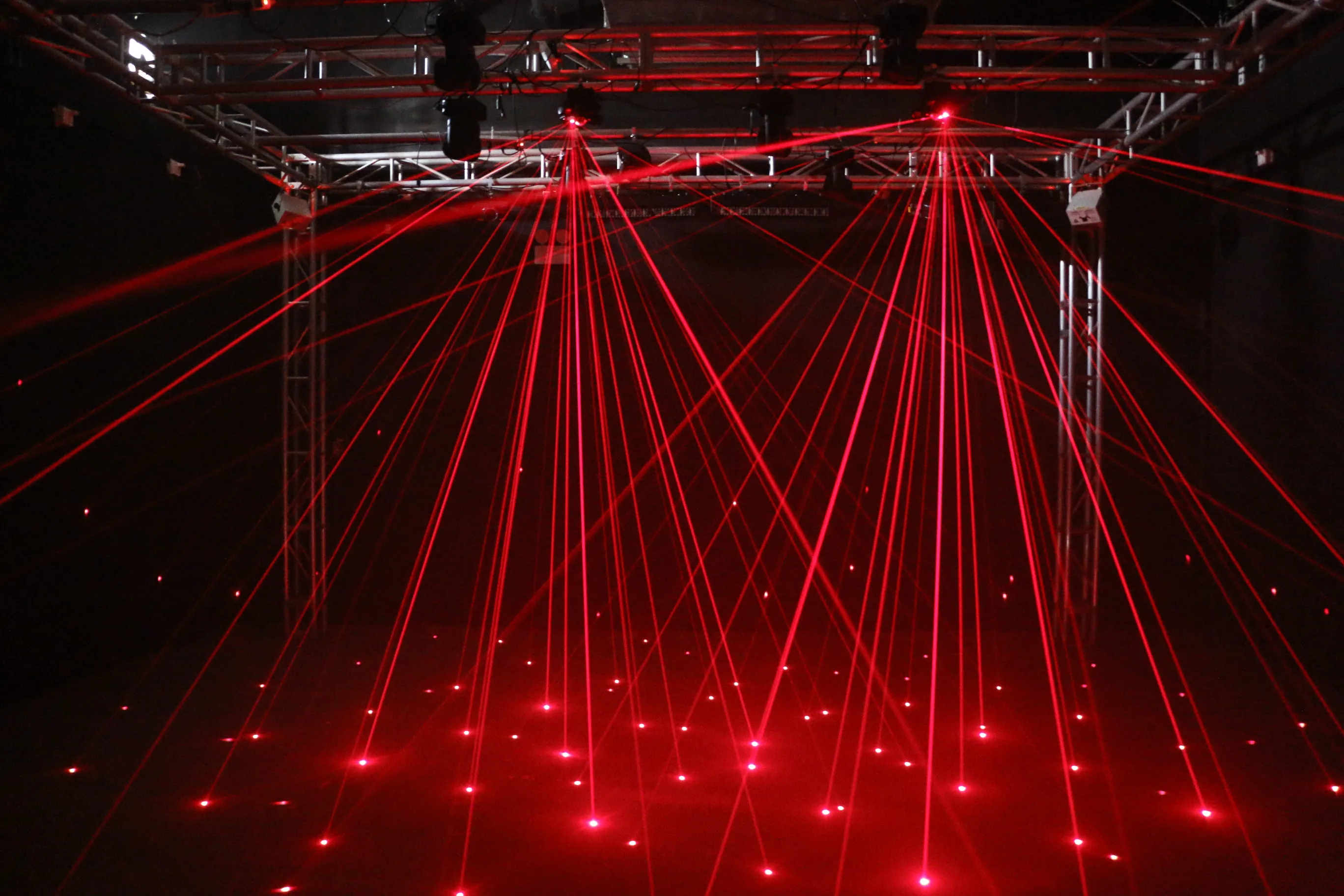 Remote 80W 4-head moving head effect lamp laser light +Strobe light +beam light private room disco light / KTV dj lamp