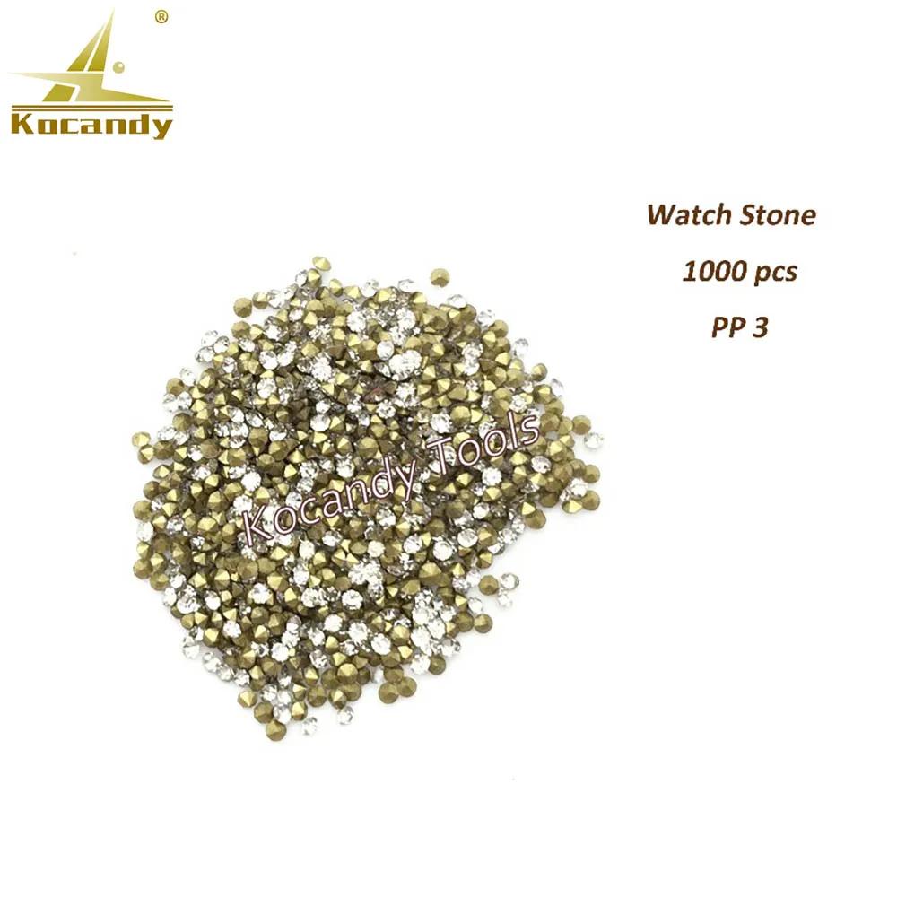 PP 3 Wholesale 1000 PCS / Lot High Quality Watch Parts - Stones, Rhinestones, Middle East Diamond For Watch Repair