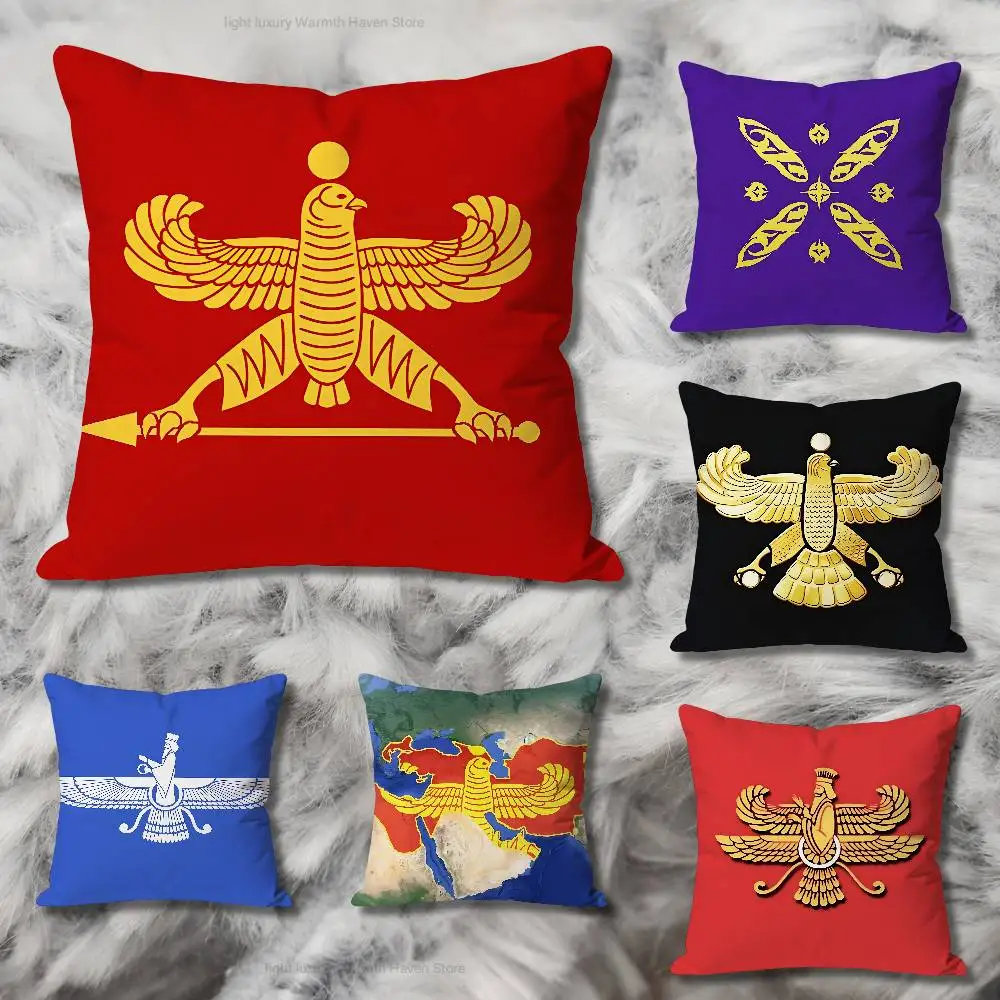 

A-Achaemenid E-Empire Pillow Cases for Bedroom Living Room Sofa Home Decor Polyester Cushion Cover with Zipper