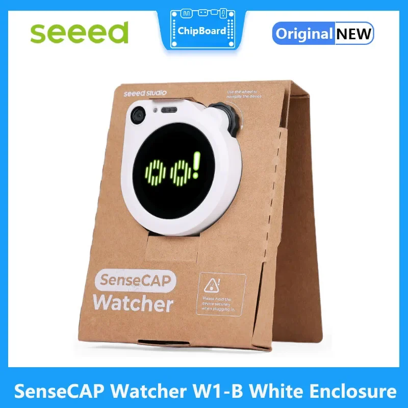 Seeed SenseCAP Watcher W1-B Caja blanca: el agente físico de la IA para los espacios más inteligentes