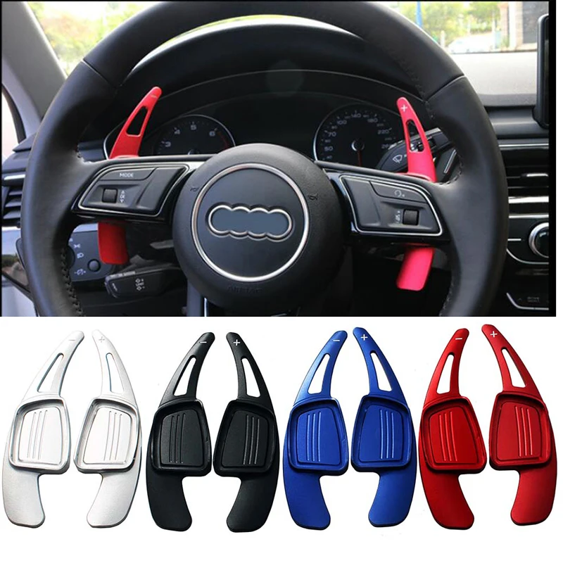 

Steering Wheel Shift Paddle Shifter For Audi A3/S3 facelift A5 S5 2017 A4 B9 Q7 2016-2017 TT TTS Shifter Paddle Shift Extension