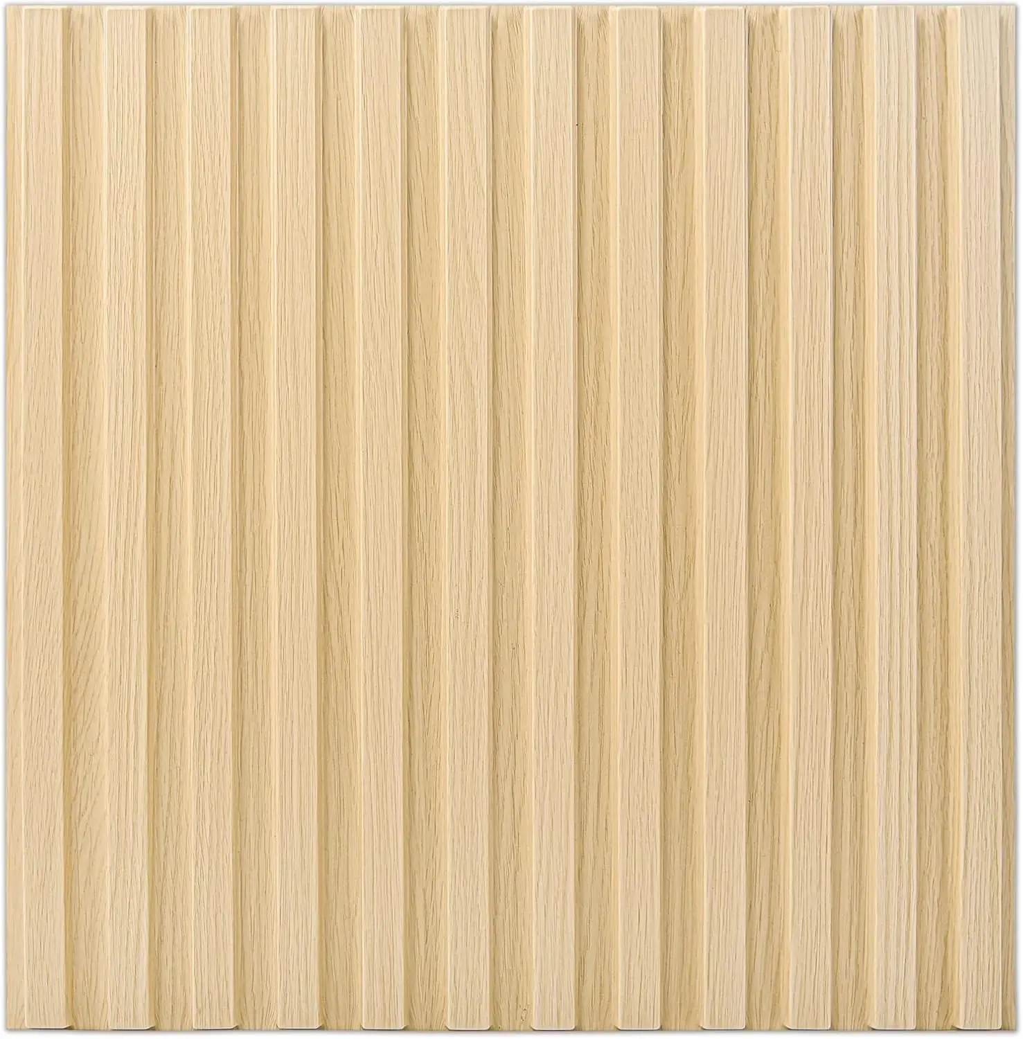 pared panel 3D ranurado paneles de plástico PVC 12 piezas oble 50x50cm 3 m2