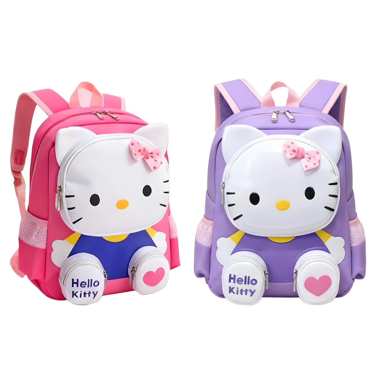 

Sanrio женский рюкзак Hello Kitty с героями мультфильмов, сумка для хранения, легкий дорожный рюкзак с двойным плечом для девочек, рождественский подарок